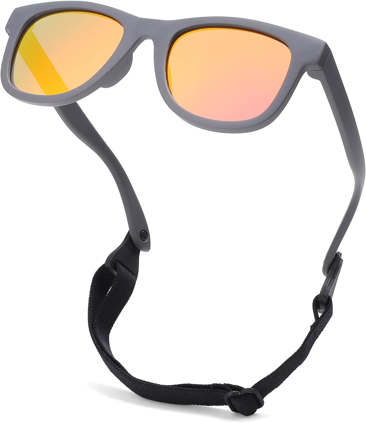 COASION Bendable Flexible Polarized Newborn Baby Sunglasses with Strap for Infan...