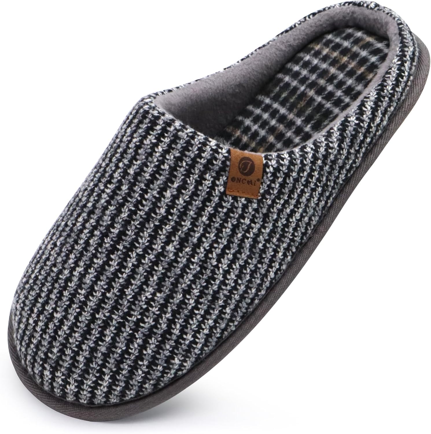 ONCAI Mens Slippers, Special Memory Foam Slippers for Comfort, Affordable Slip O...