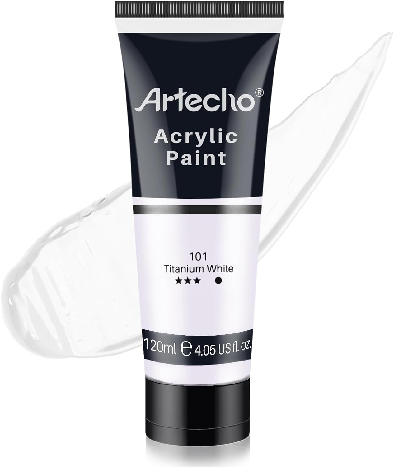 Artecho White Acrylic Paint, Special Titanium White Paint for Art Craft Paints,...