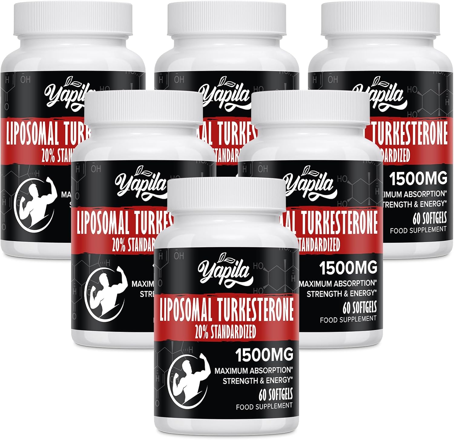 High-Quality Liposomal Turkesterone Supplement, Premium Ajuga Turkestanica Extra...