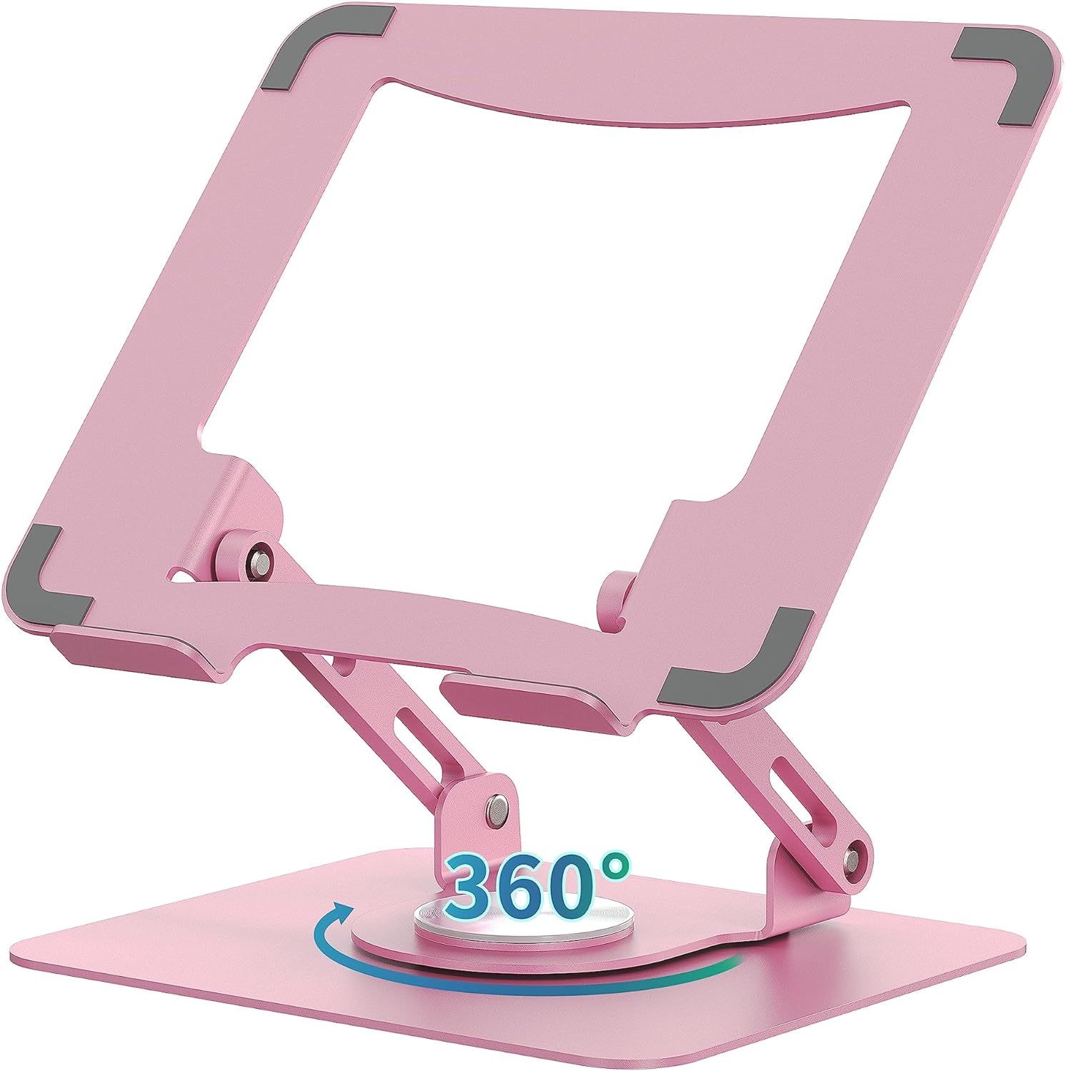 SOUNDANCE Laptop Stand with 360° Rotating Base, Ergonomic Computer Riser for Des...