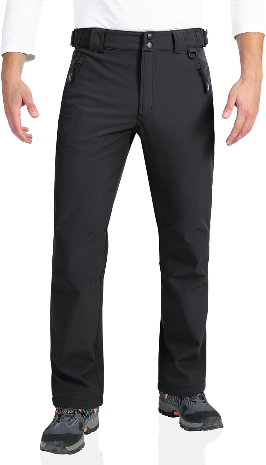 Outdoor Ventures, Mens Waterproof Trousers, Special Warm Fleece Lined Ski Snow H...