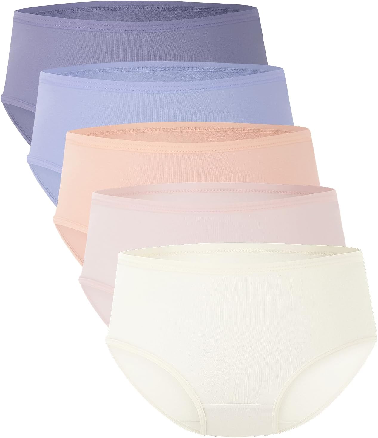 BAMBOO COOL Womens Underwear, Soft Brief Moisture Wicking Panties for Women Mid...