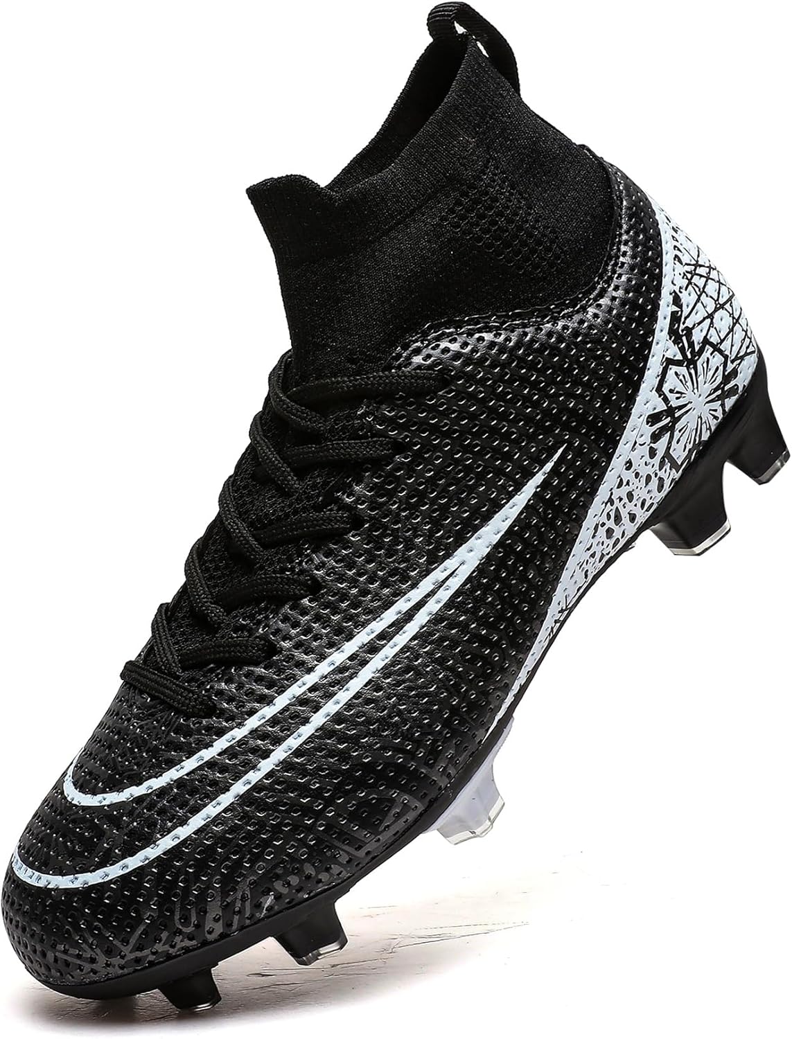 Donbest Boys Football Boots Cleats Kids Football Shoes Astro Turf Soccer Shoes P...
