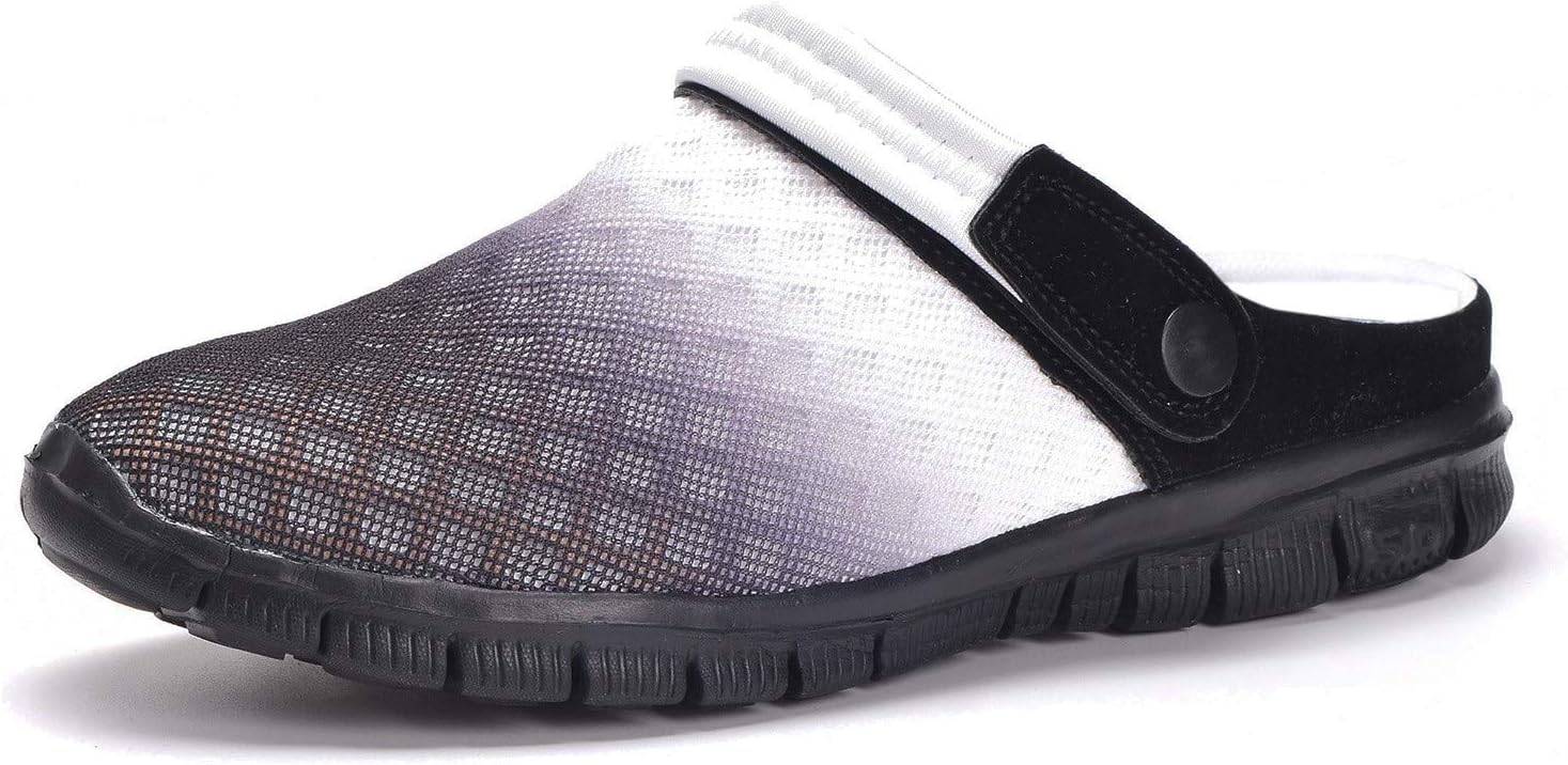 Mens Womens Clogs Garden Shoes Breathable Mesh Slippers Beach Sandals Outdoor Sp...