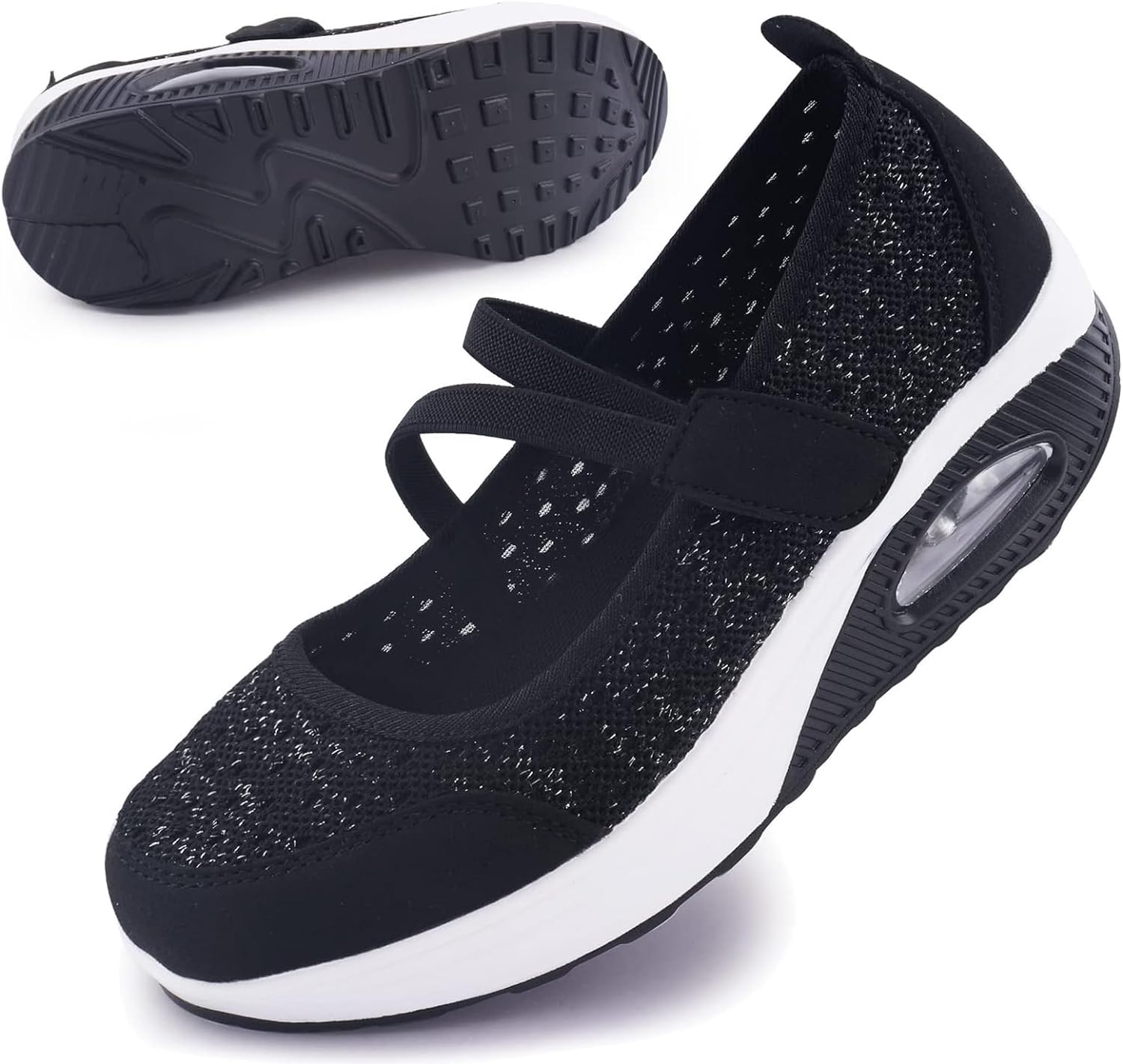 Women's Comfortable Working Nurse Shoes Non-Slip Adjustable Breathable Walking B...
