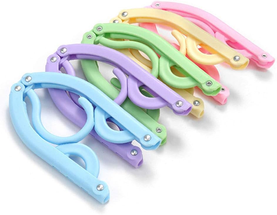 10 Pcs Travel Hangers - Cruise Ship Essentials Portable Folding Clothes Hangers...