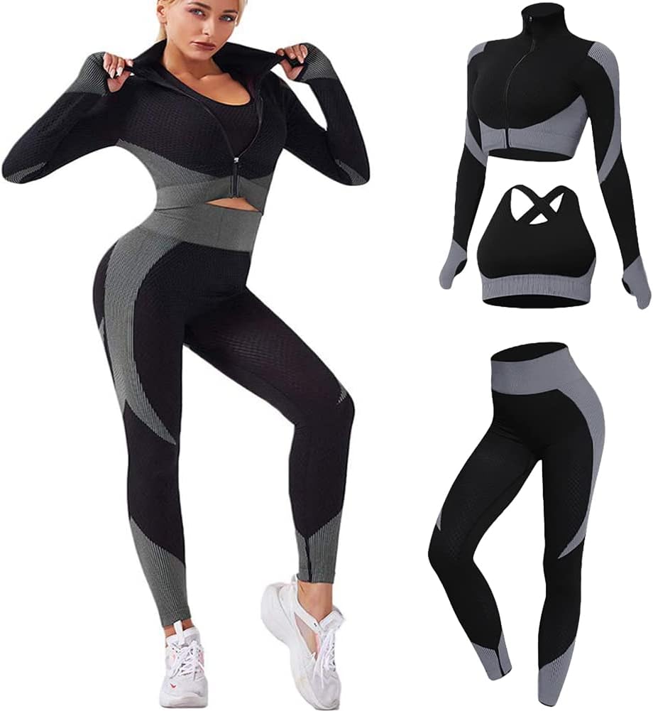 Special Veriliss 3pcs Gym Clothes, Unique Women's Full Set Outfits, High-Quality...