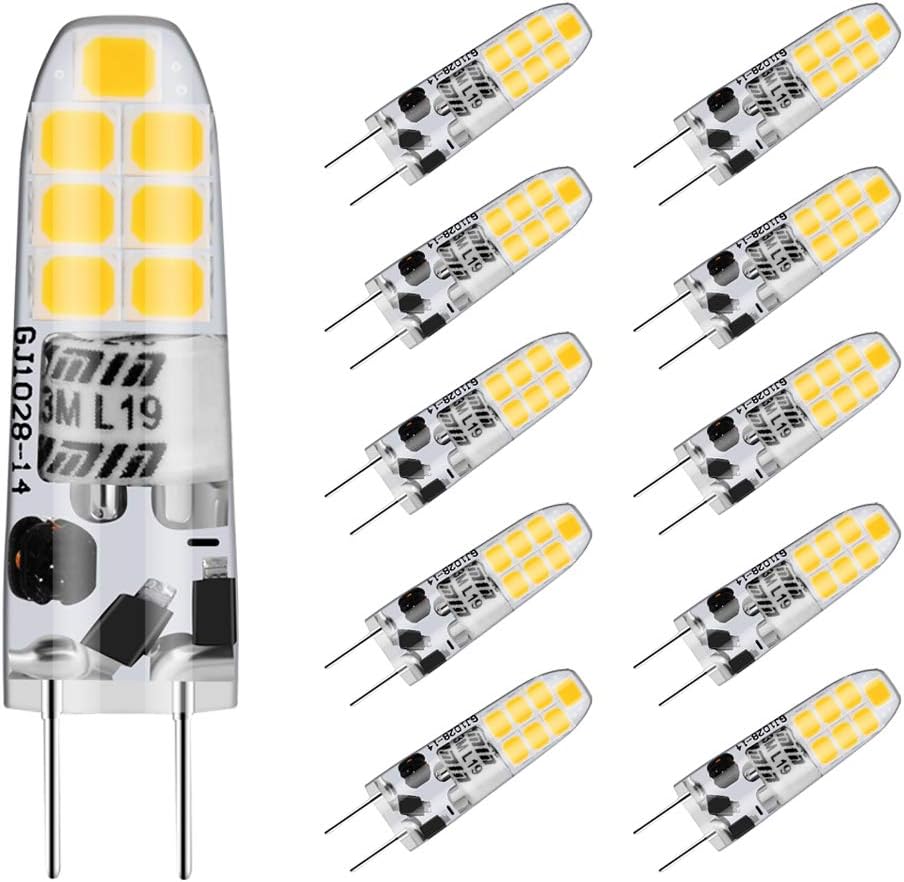 Auting 2W G4 LED Bulbs, Special LED 2W 3000K Warm White Bulbs Light Bulb Replace...