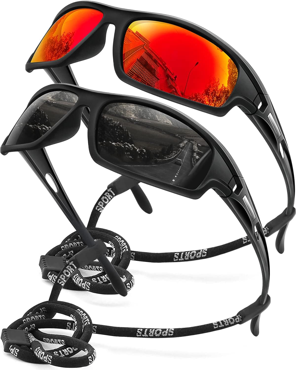 Polarized Sports Sunglasses for Men, Special Sun Glasses with 100% UV Protection...