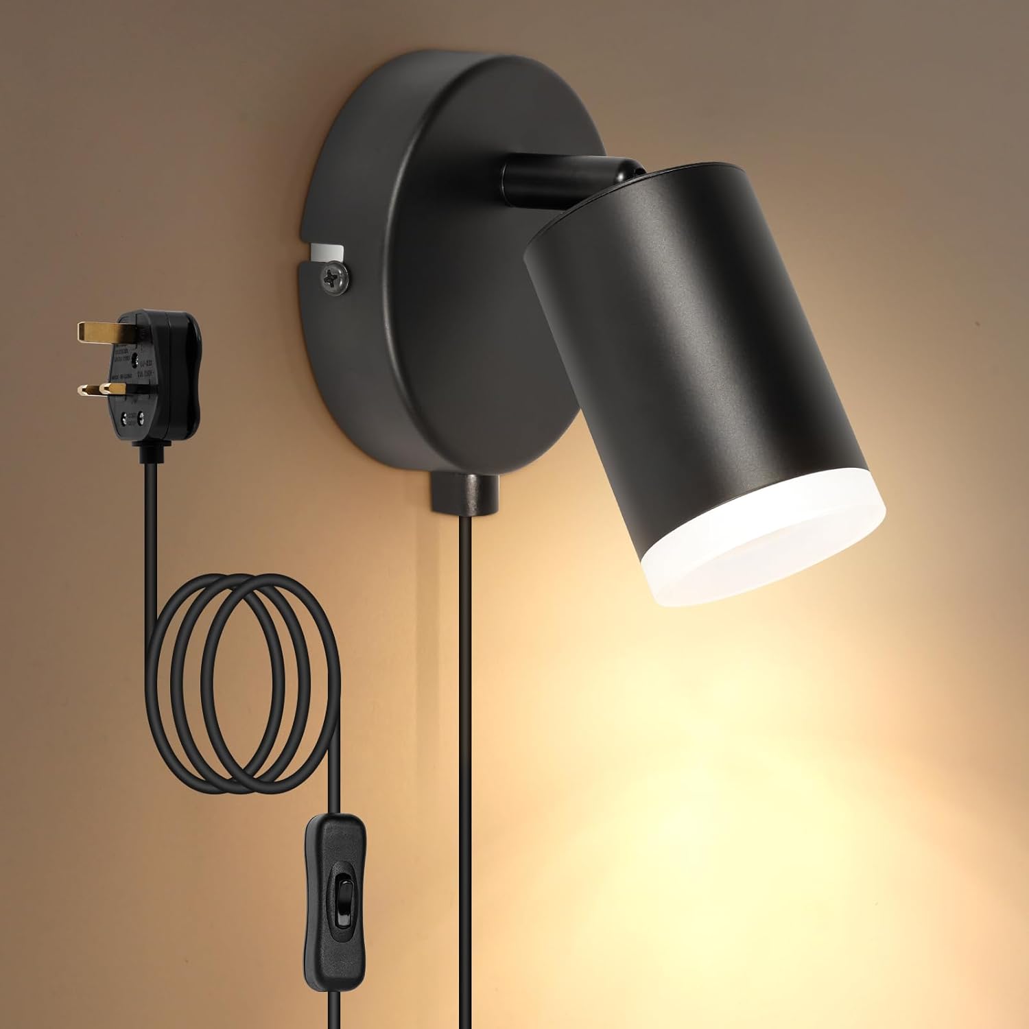 Dehobo Wall Light, Special Wall Spot Lamps with Switch, Innovative Plug-in Wall...