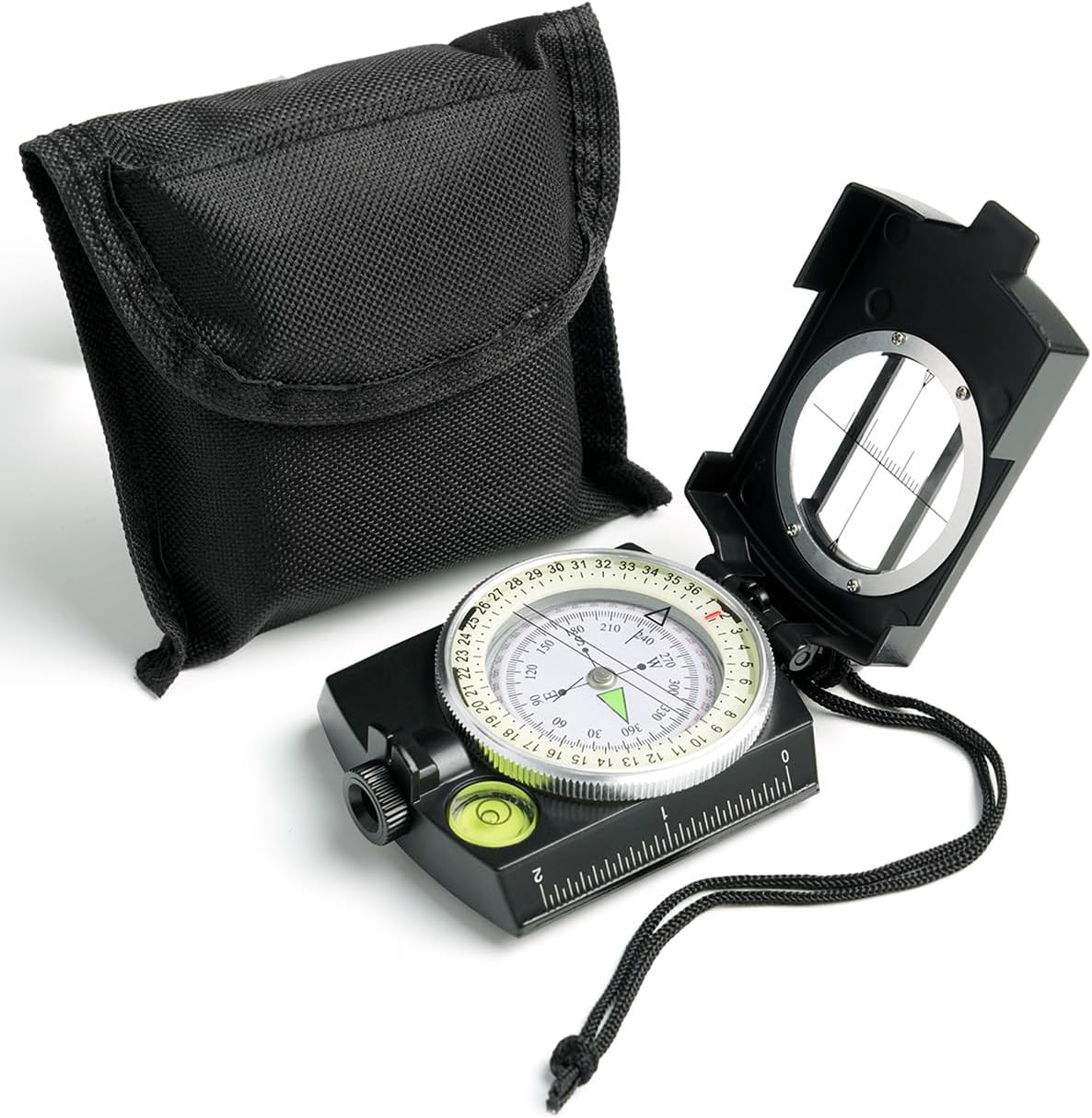 Compass, Durable Sportneer Hiking Survival Compass, Special Military Grade Compa...