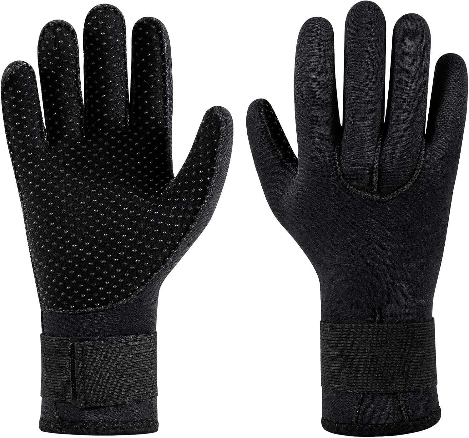 YDQUANI 3mm Neoprene Wetsuit Gloves Anti-slip Thermal Diving Gloves for Men Wome...