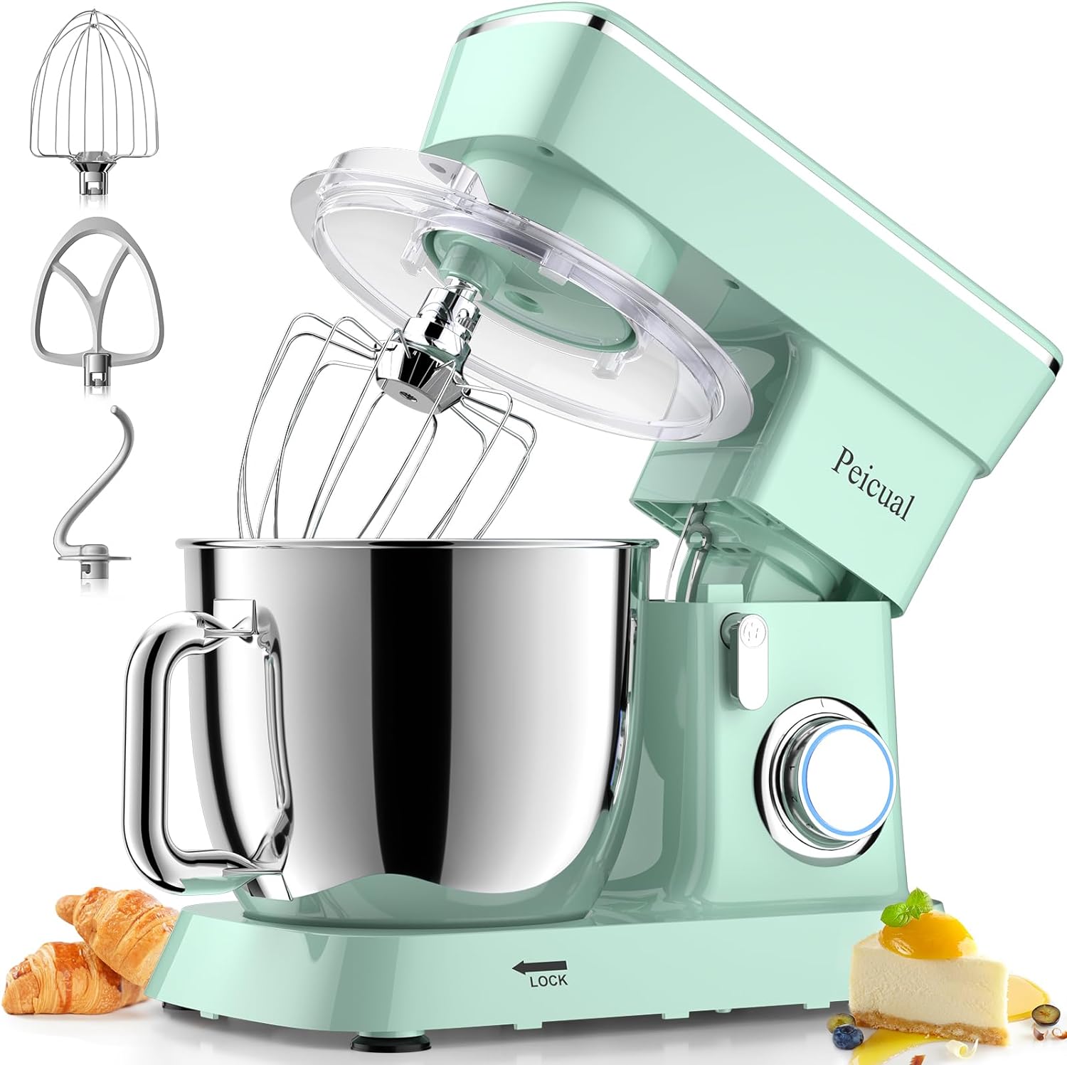 Stand Mixer, Special 5.5QT 10 Speed Tilt-Head Kitc...