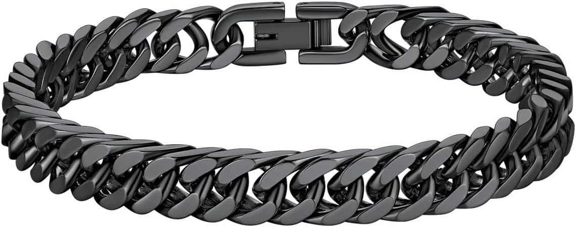 Richsteel Bracelets for Men, Special Cuban Link Chain Bracelets Gift, Innovative...