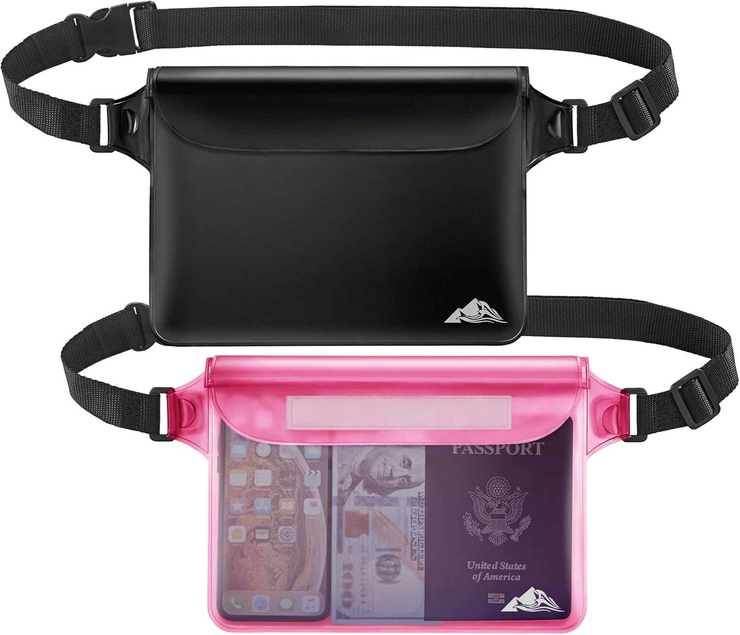 HEETA 2 Pack Waterproof Pouch, Special Waterproof Dry Bag with Screen Touch Sens...