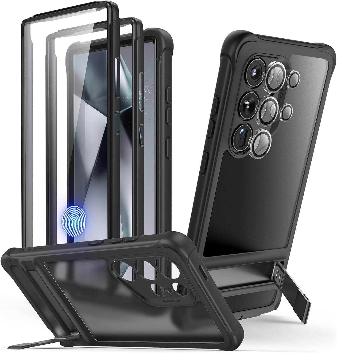 ESR for Samsung Galaxy S24 Ultra Case, S24 Ultra Case with Extra Protective Fron...