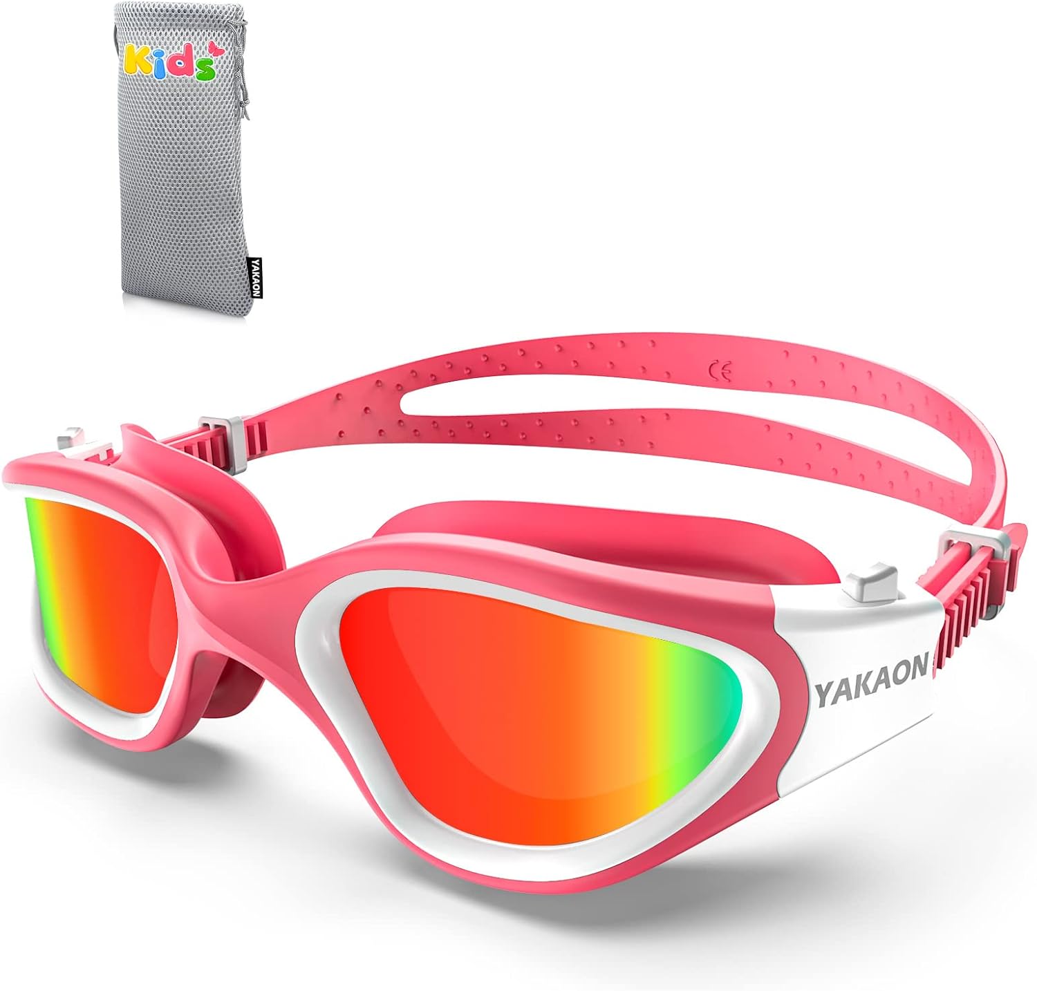 YAKAON Kids Swim Goggles, G1Mini Comfortable Polarized/Non-Polarized Anti-Fog Sw...