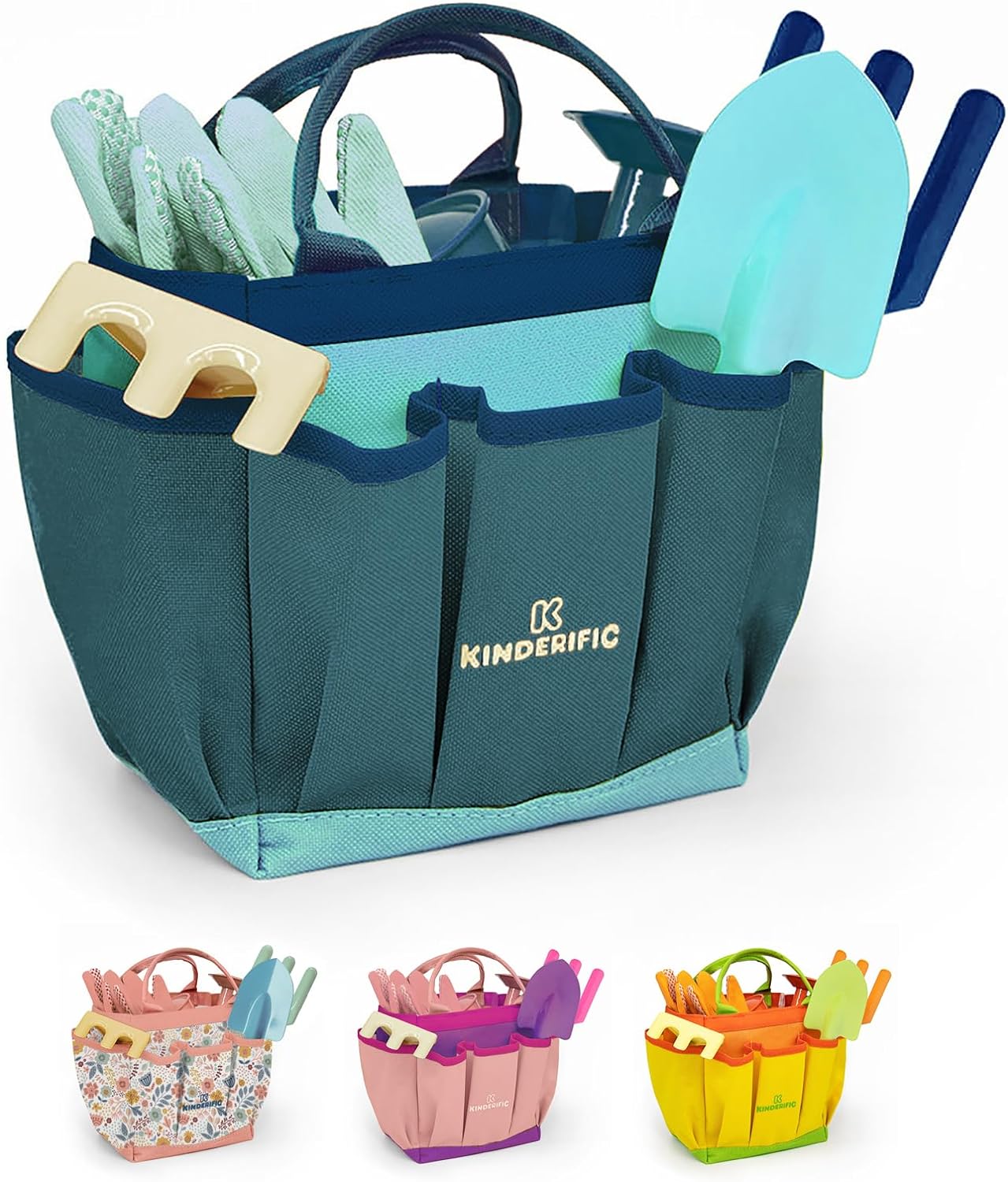 Gardening Set, Tool Kit, for Kids, STEM, Includes Tote Bag, Spade, Watering Can,...