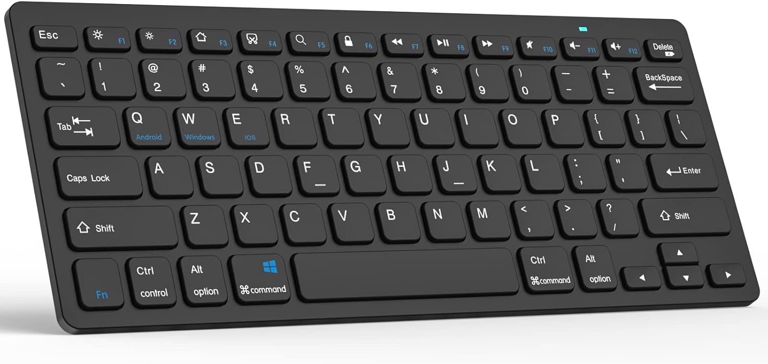 KBCASE Bluetooth Keyboard Ultra-Slim Wireless Keyboards Compatible with iPad,iPa...