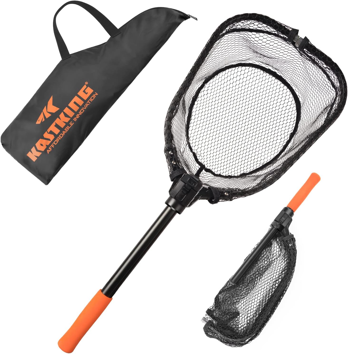 KastKing Brutus Fishing Net, Special Foldable Extendable Fish Landing Net, Innov...