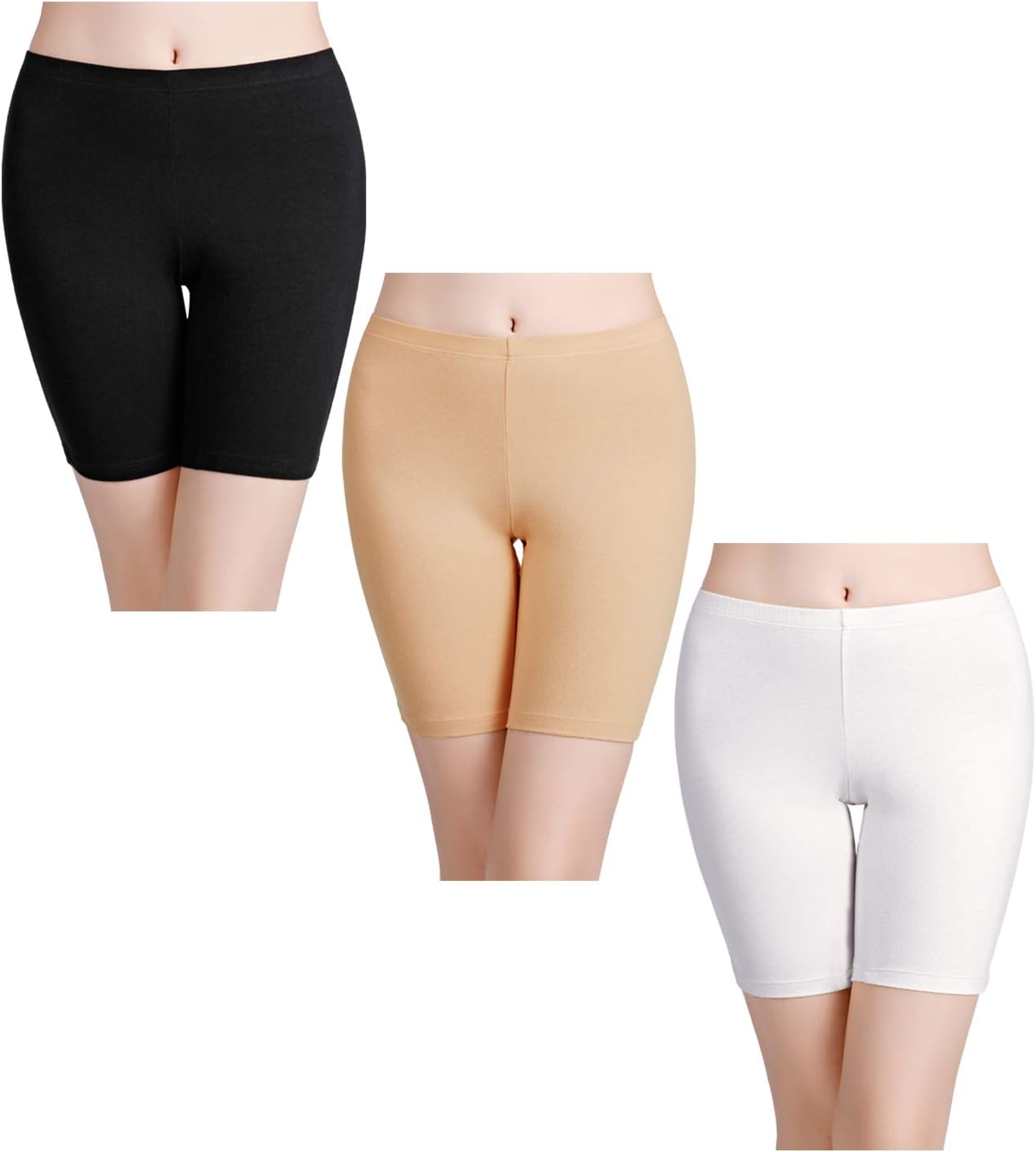 wirarpa Anti Chafing Shorts Women Cotton Cycling Shorts Ladies Chub Rub Boxer Sh...
