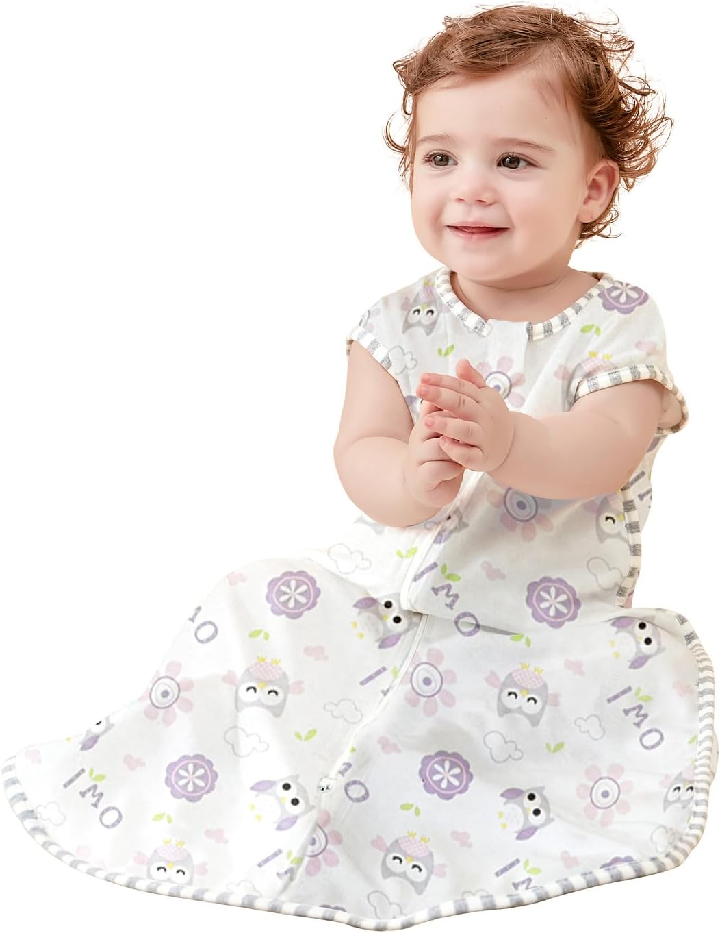 TURMIN Baby Sleeping Bag 0.5 Tog,Newborn Sleep Sack 100% Cotton Sleeveless Weara...