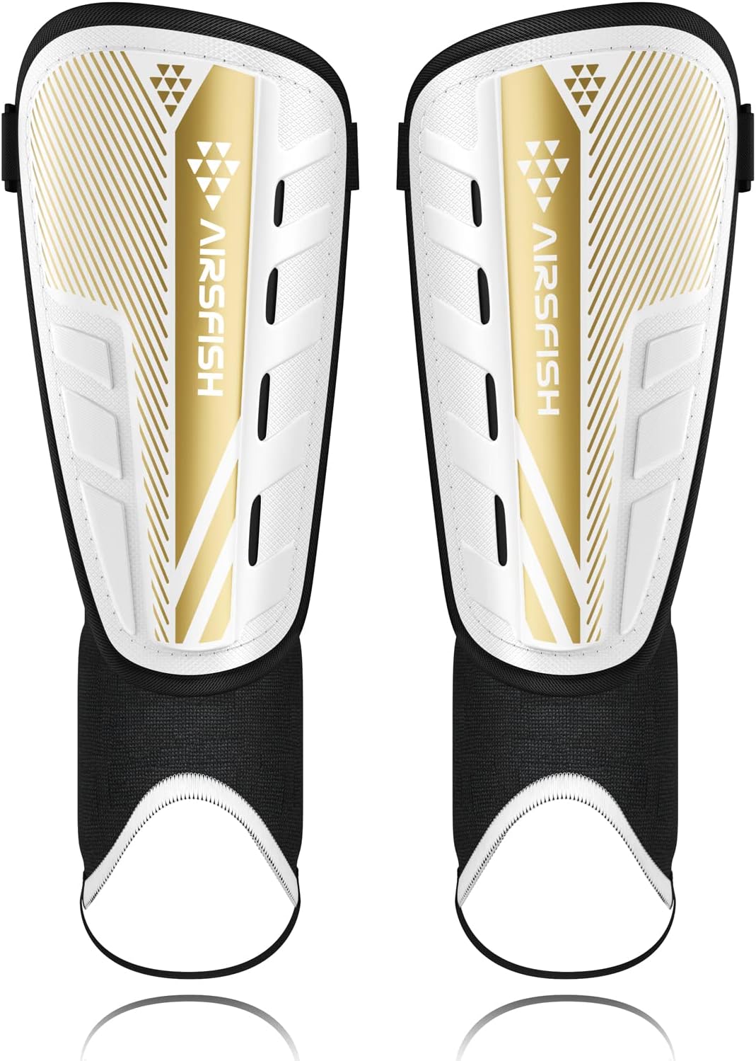 Shin Pads Boys Certified Airsfish Kids Shin Pads with Ankle Protection,High Stre...