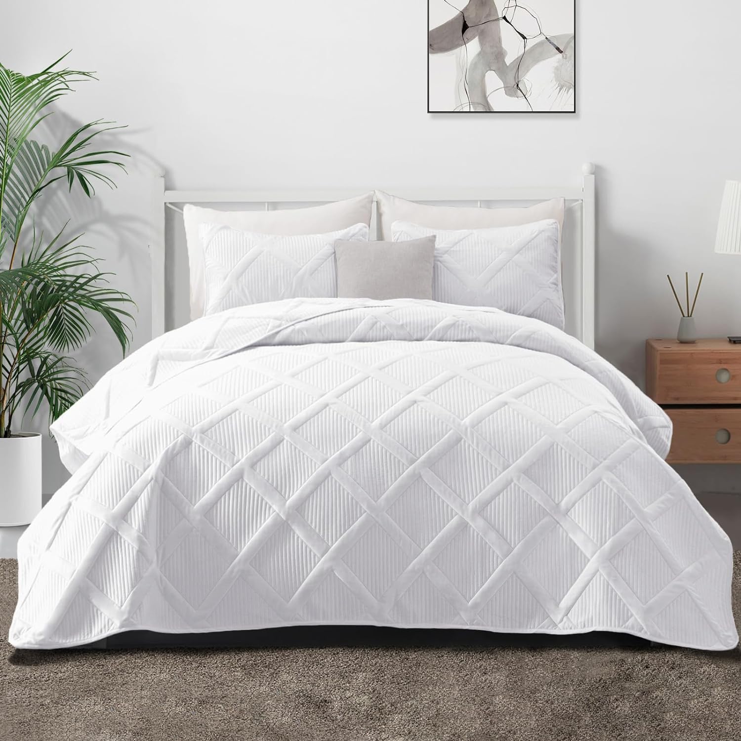 Exclusivo Mezcla Quilt Set, Special King Size Quilt Bedding Set for All Seasons,...