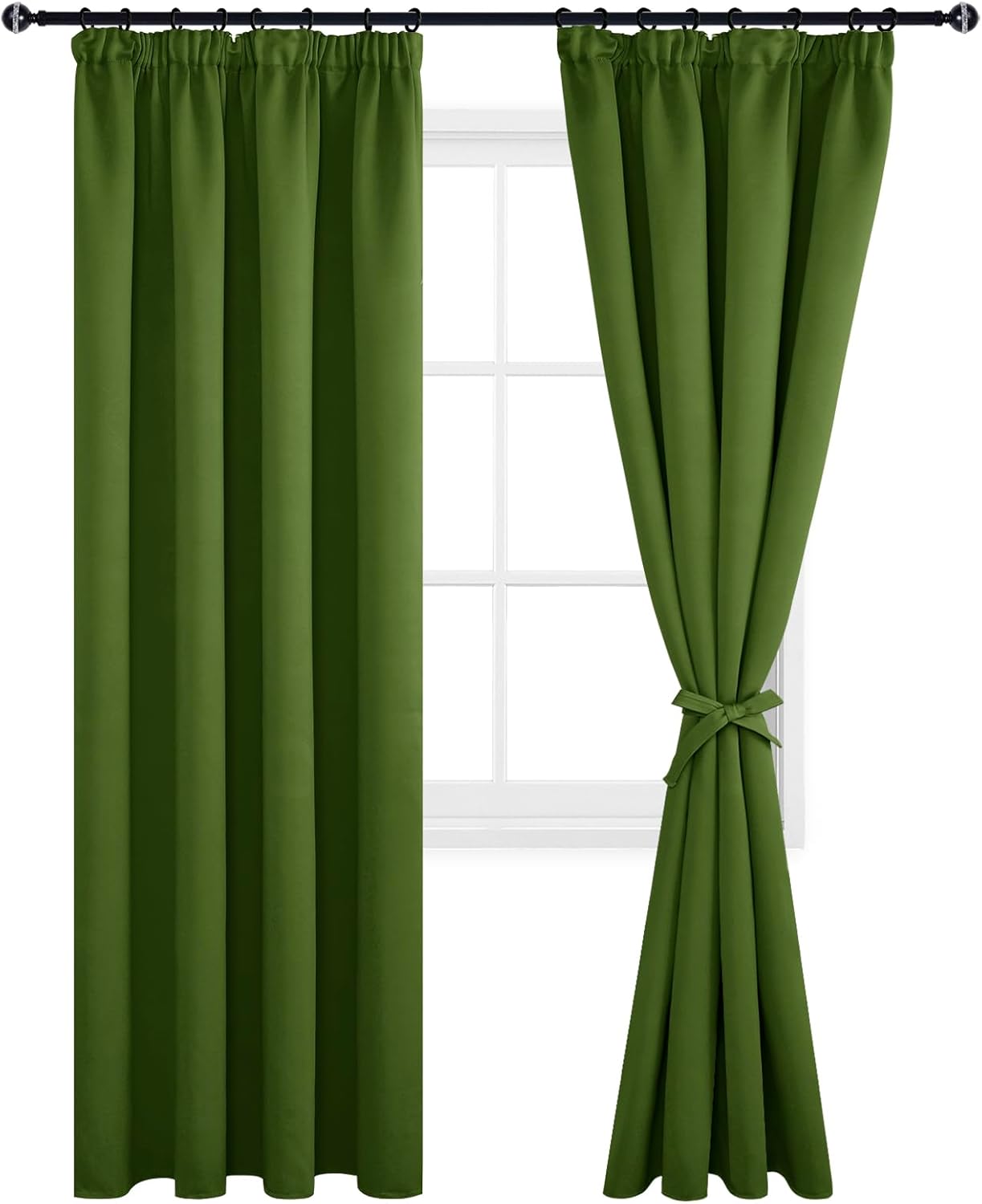 High-Quality DWCN Blackout Curtains, Special Thermal Insulated Room Darkening Cu...
