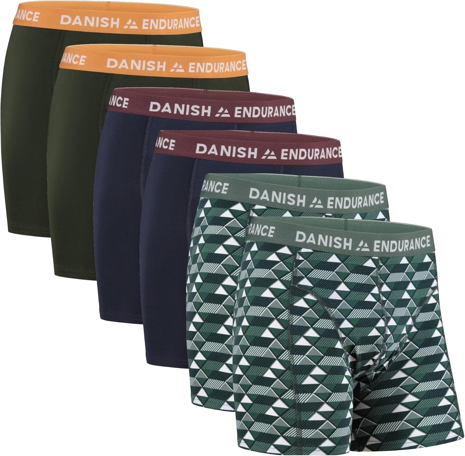 DANISH ENDURANCE Mens Boxers, Special Boxer Shorts for Men, Cotton Classic Fit M...