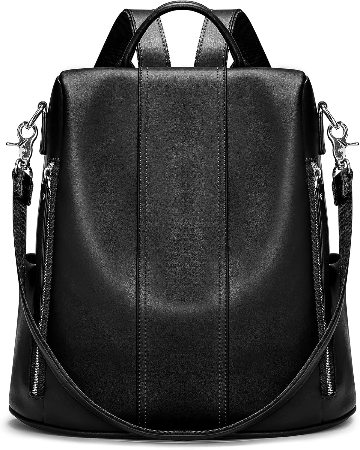 S-ZONE Leather Backpack Purses for Women Antitheft Rucksack Shoulder Bag Medium...