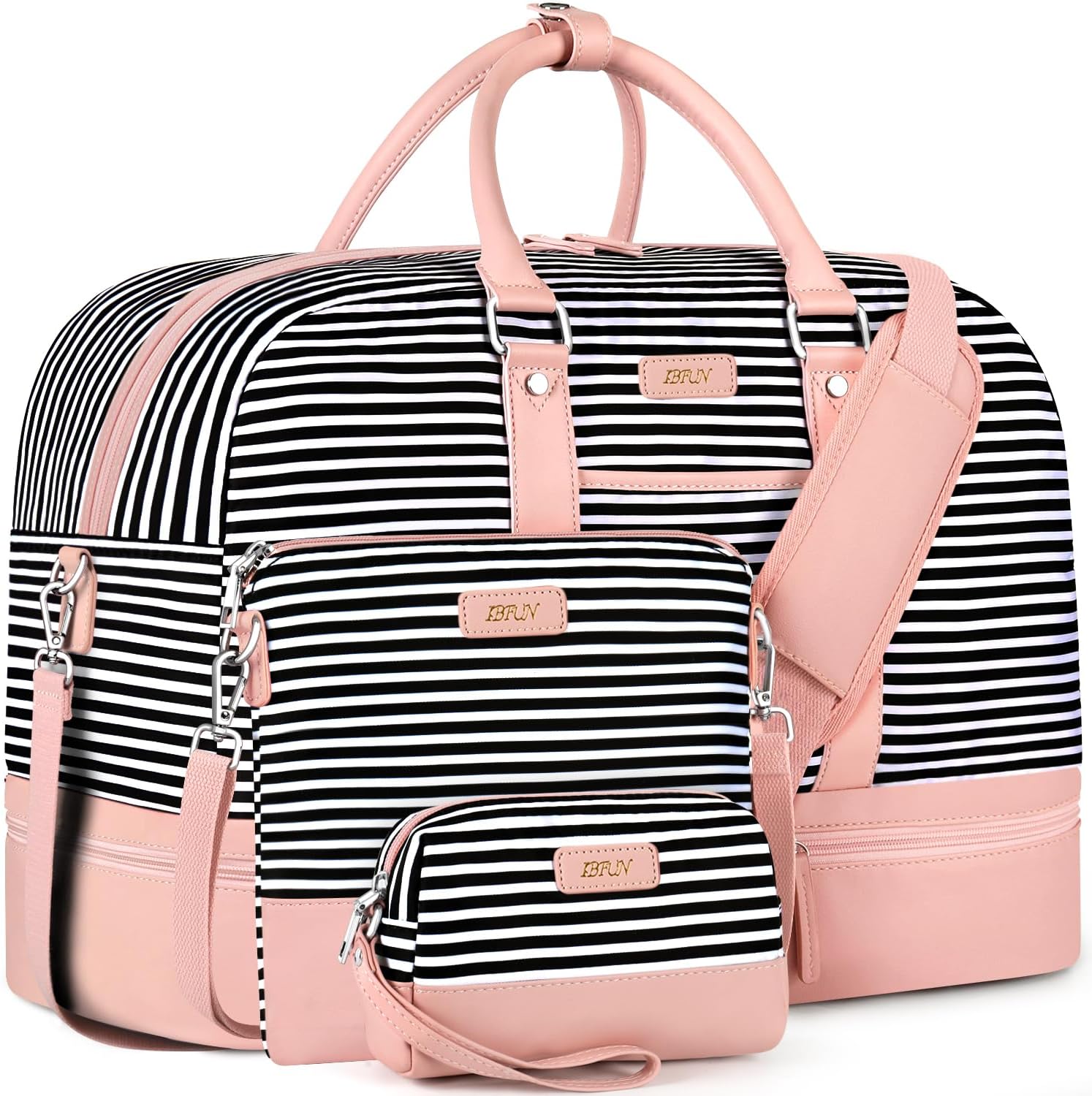 Weekender Bags for Women, Large Overnight Bag Canvas Travel Duffel Bag Carry On...