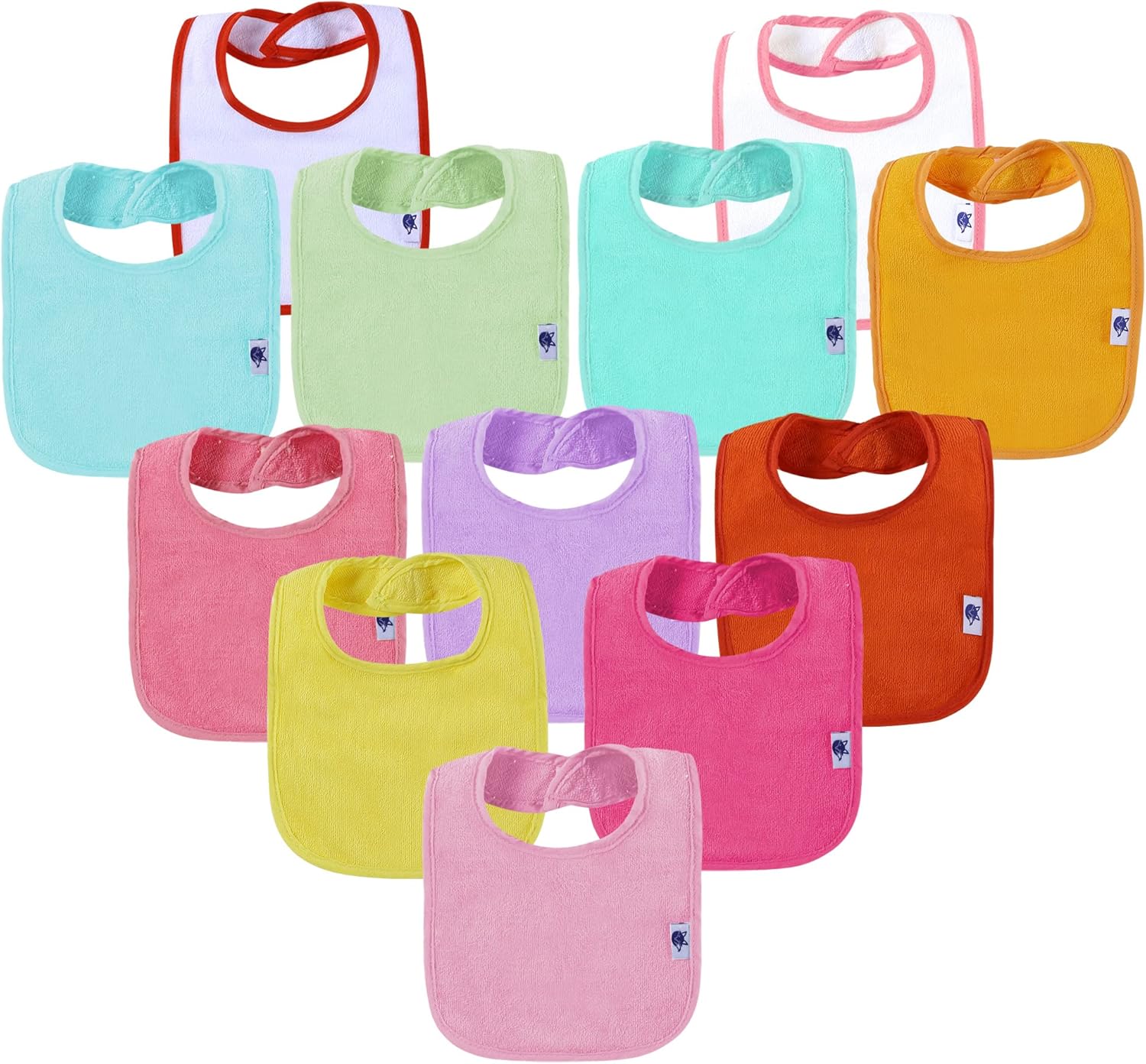 SUPNFOX Baby Bibs, Special Waterproof Baby Bibs with Absorbent Cotton, Innovativ...