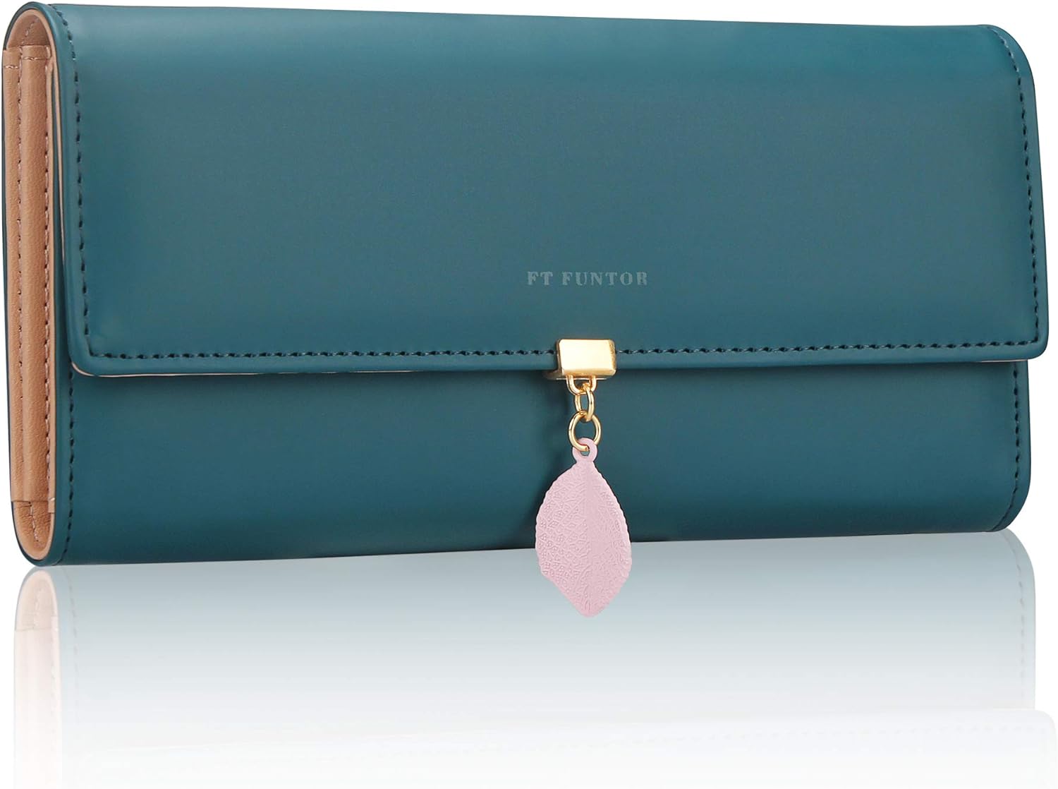 FT FUNTOR PU Leather Wallet, Unique RFID Blocking Wallet for Women, Special Ladi...