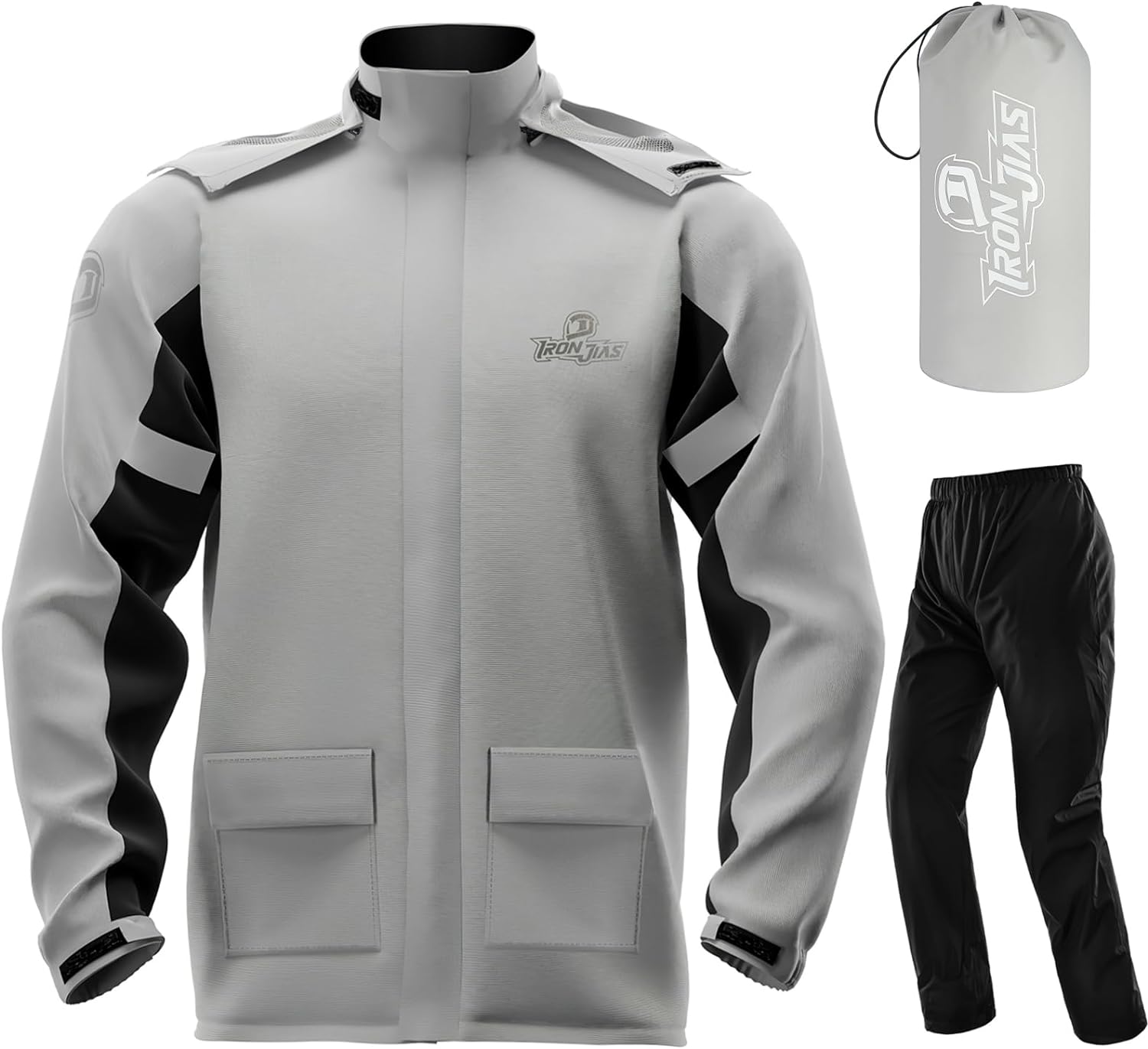 IRON JIA'S Rain Suit, Motorcycle Rain Gear Suit for Men & Women, Jackets & Pants...