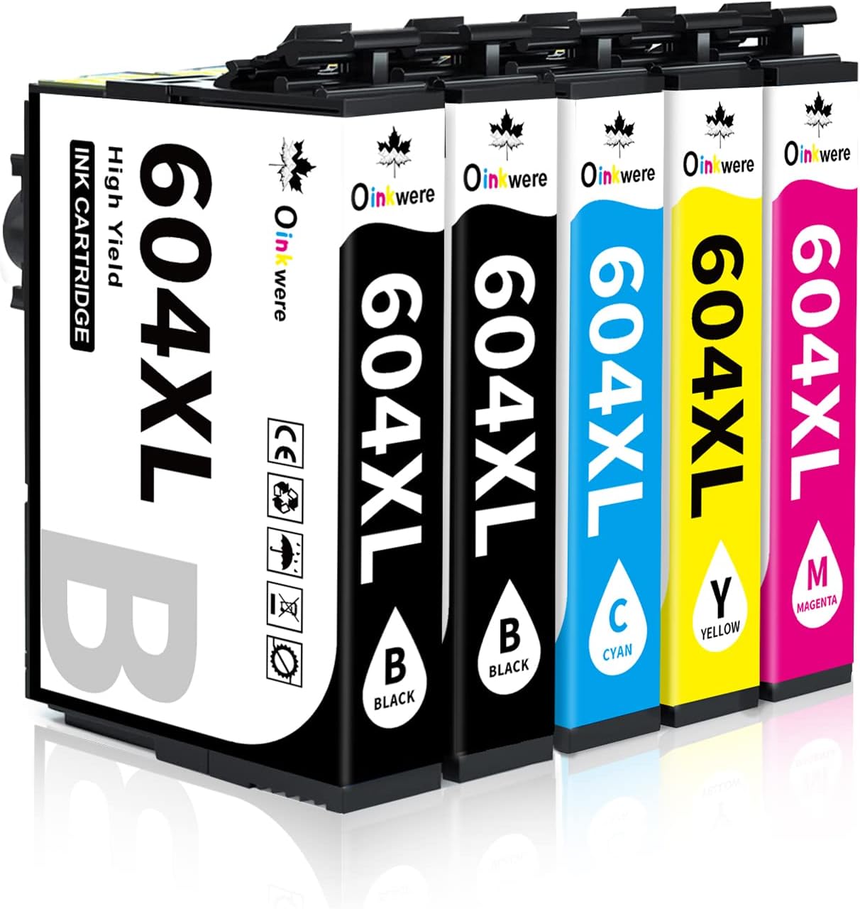 OINKWERE 604XL Ink Cartridges, Special Multipack Replacement for Epson 604, Inno...