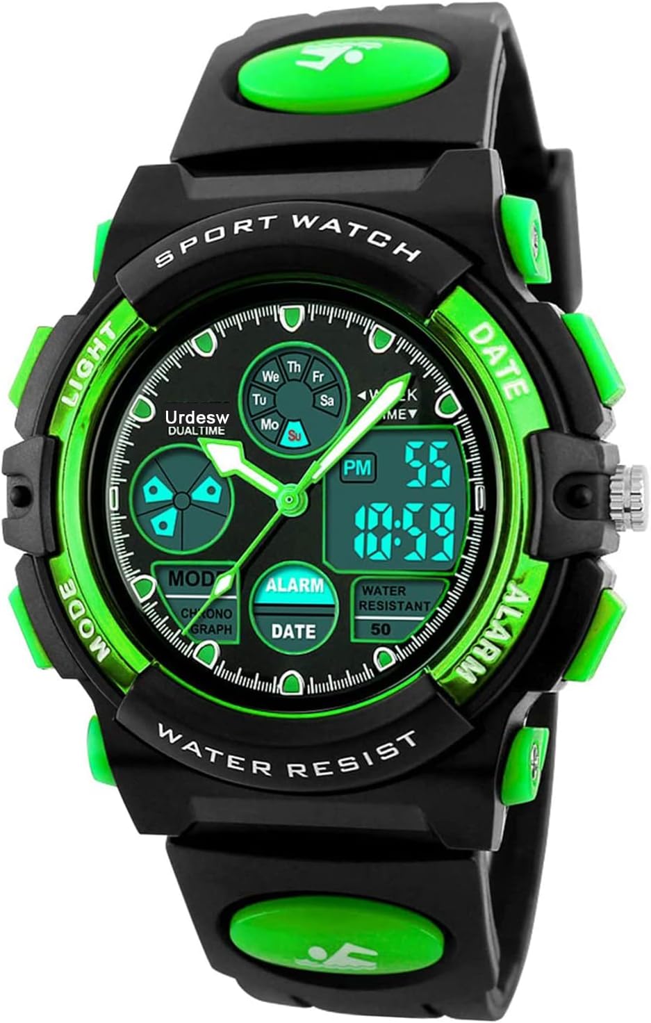 Urdesw Kid Watch, Special Watch for 6-12 Year Old Boys, Unique Kids Sports Digit...