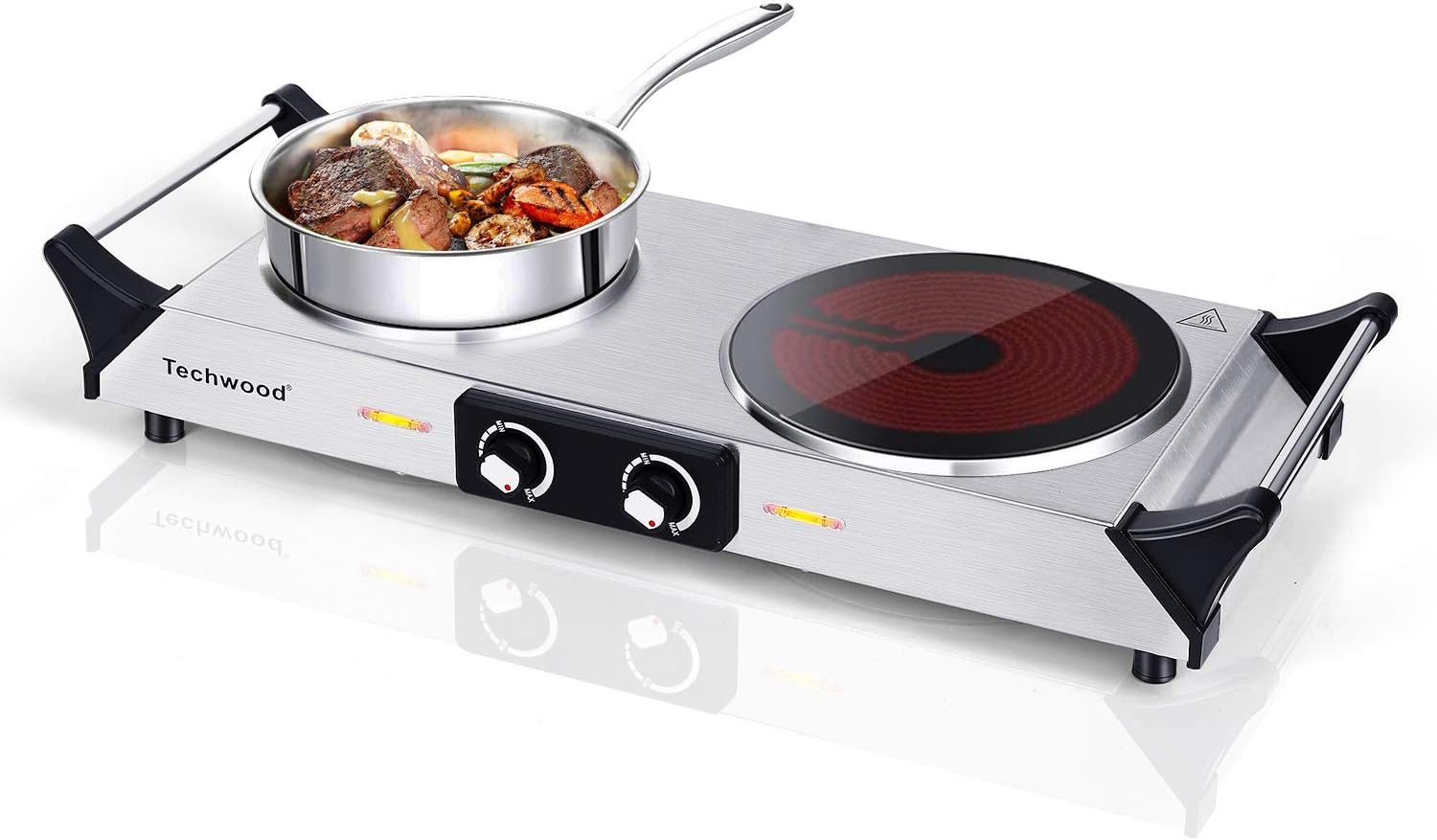 Techwood Electric Stove, Special Double Infrared Ceramic Hot Plates for Cooking,...