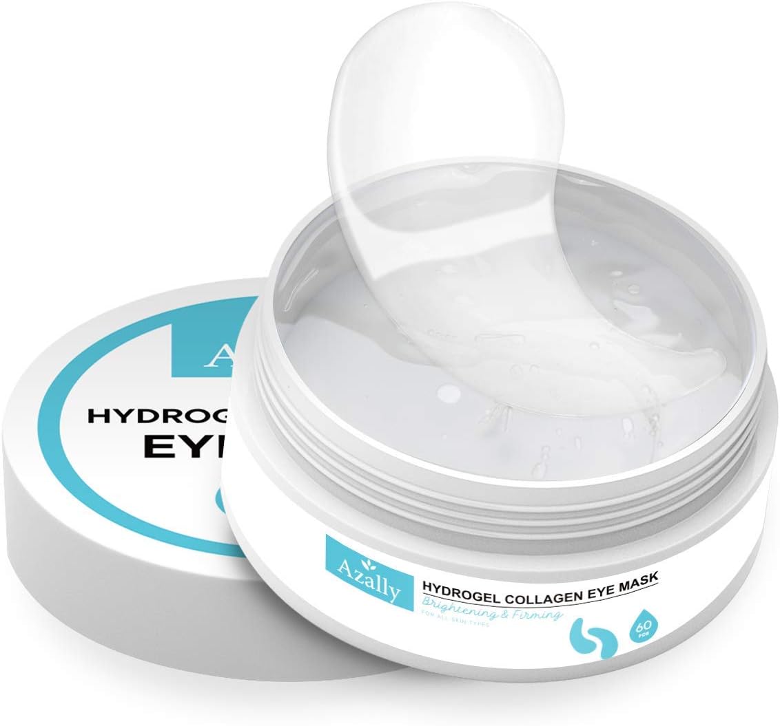 AZALLY Hydrogel Collagen Eye Mask - Collagen Anti-Aging Under Eye Patches, Under...