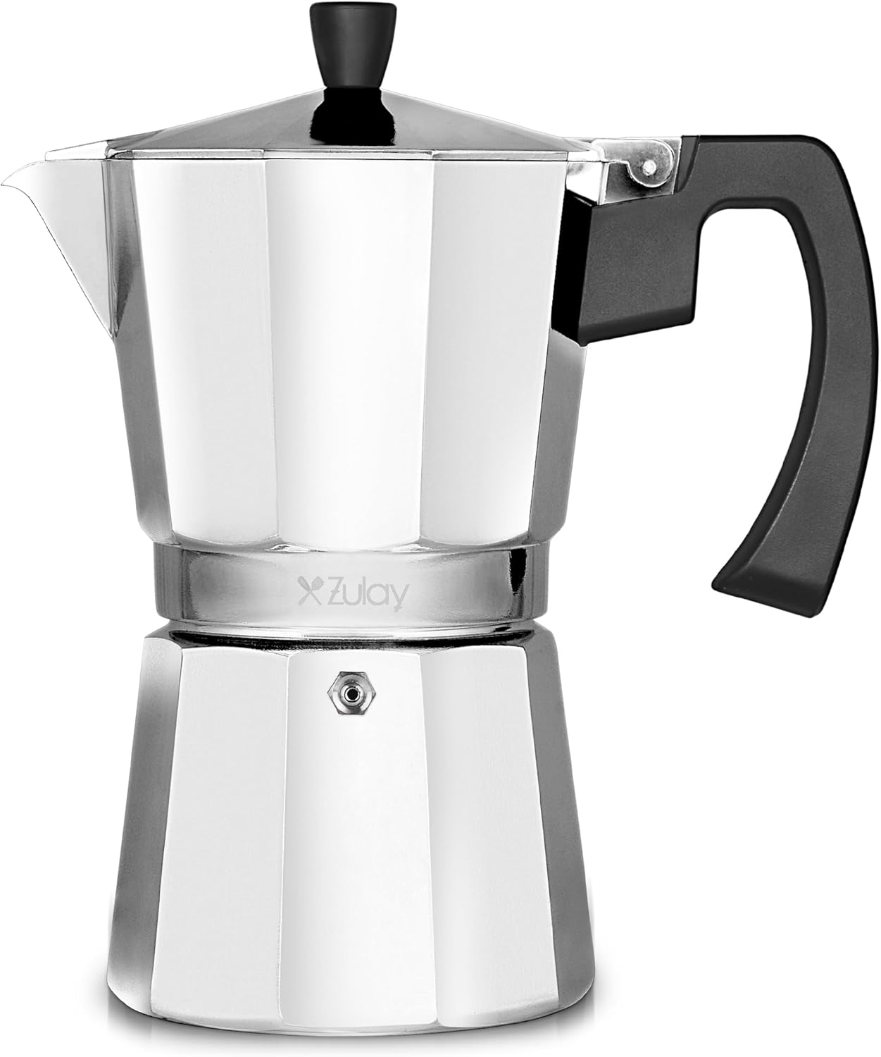 Zulay Premium Moka Pot, Special Leak-Proof Stovetop Espresso Maker, Innovative E...