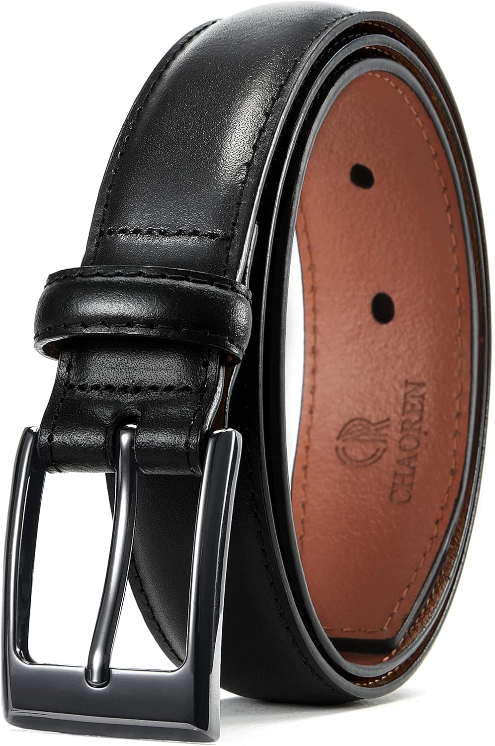CHAOREN Leather Belts for Men, Mens Dress Belt 1 1/8" for Suits, Fashion Classic...