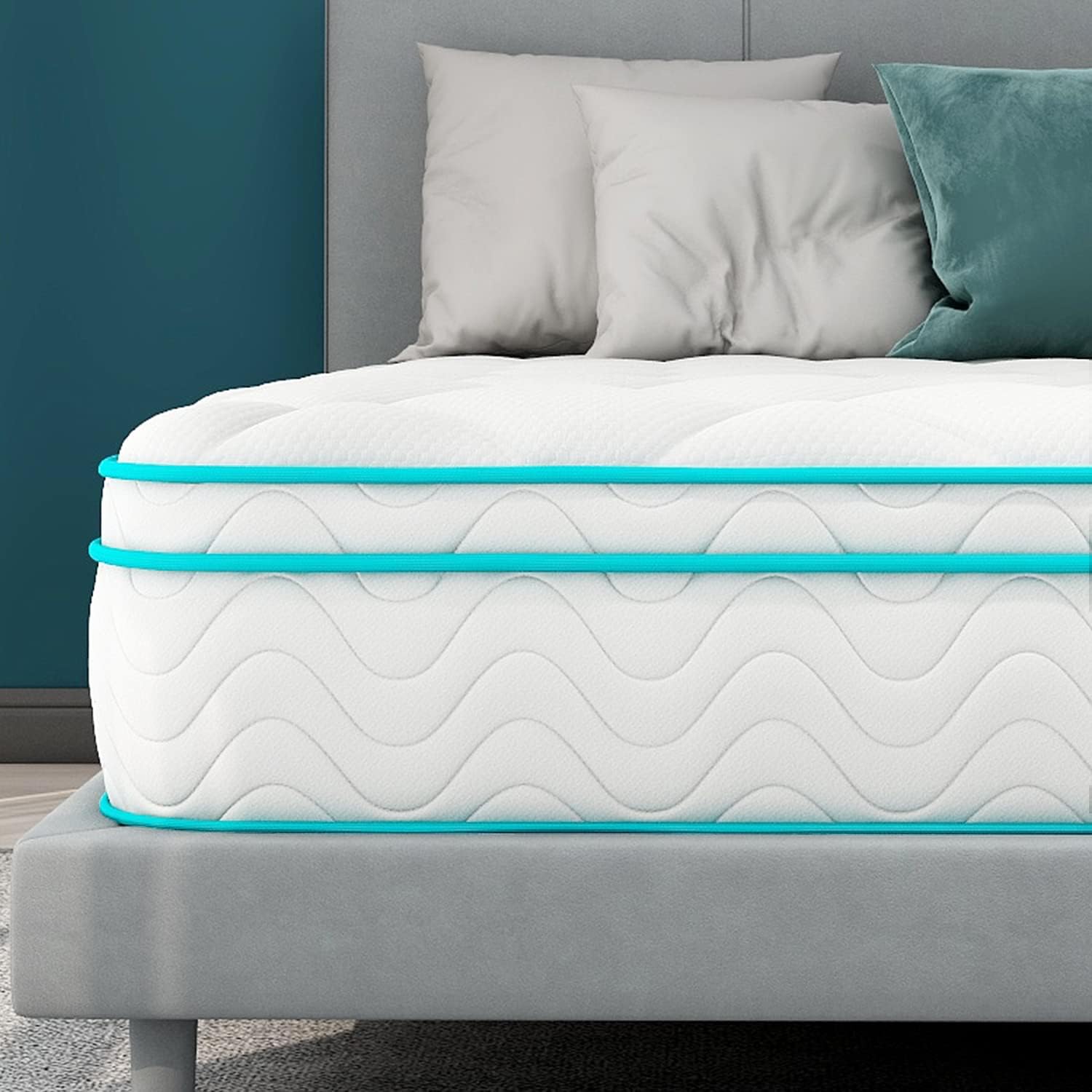 Aotumm Ciort King Size Mattress, Special Medium-firm Hybrid Mattress, Innovative...