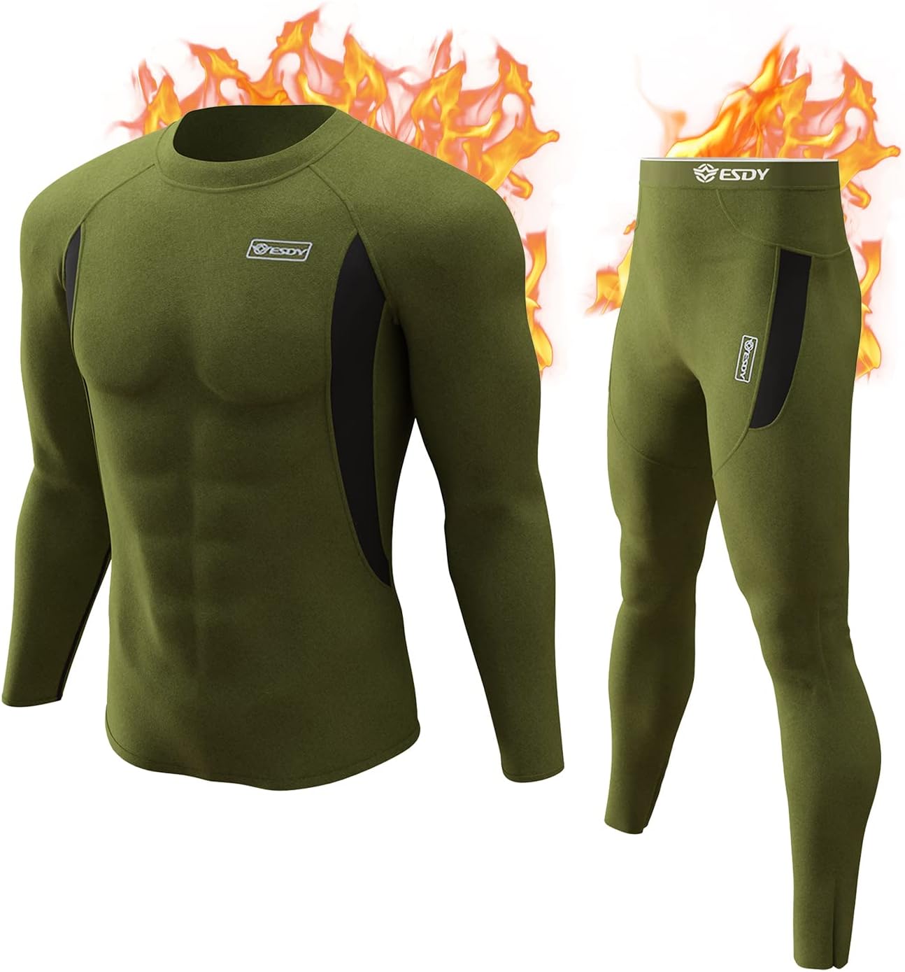 CL Convallaria Thermal Underwear, Special Long Johns Set for Men, Innovative Win...