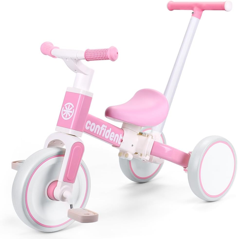 XIAPIA Tricycles, Special Tricycles for 1-3 Year Olds, Innovative 5 in 1 Toddler...