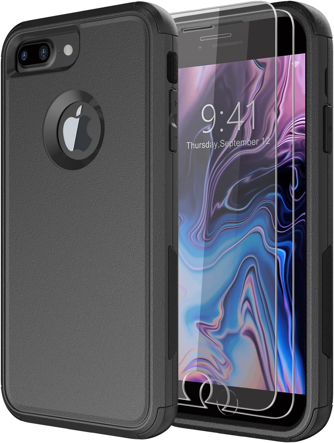 Diverbox Case for iPhone 8 Plus, Special iPhone 7 Plus Case with Heavy Duty Prot...