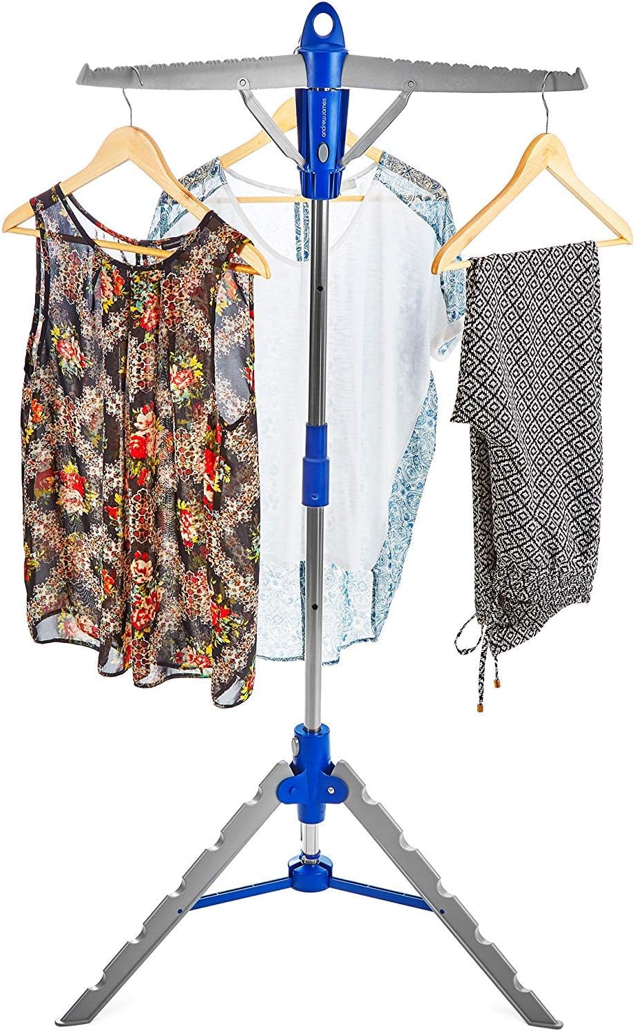 andrew james Clothes Rail Airer Drier | Adjustable Portable Clothes Horse Tripod...