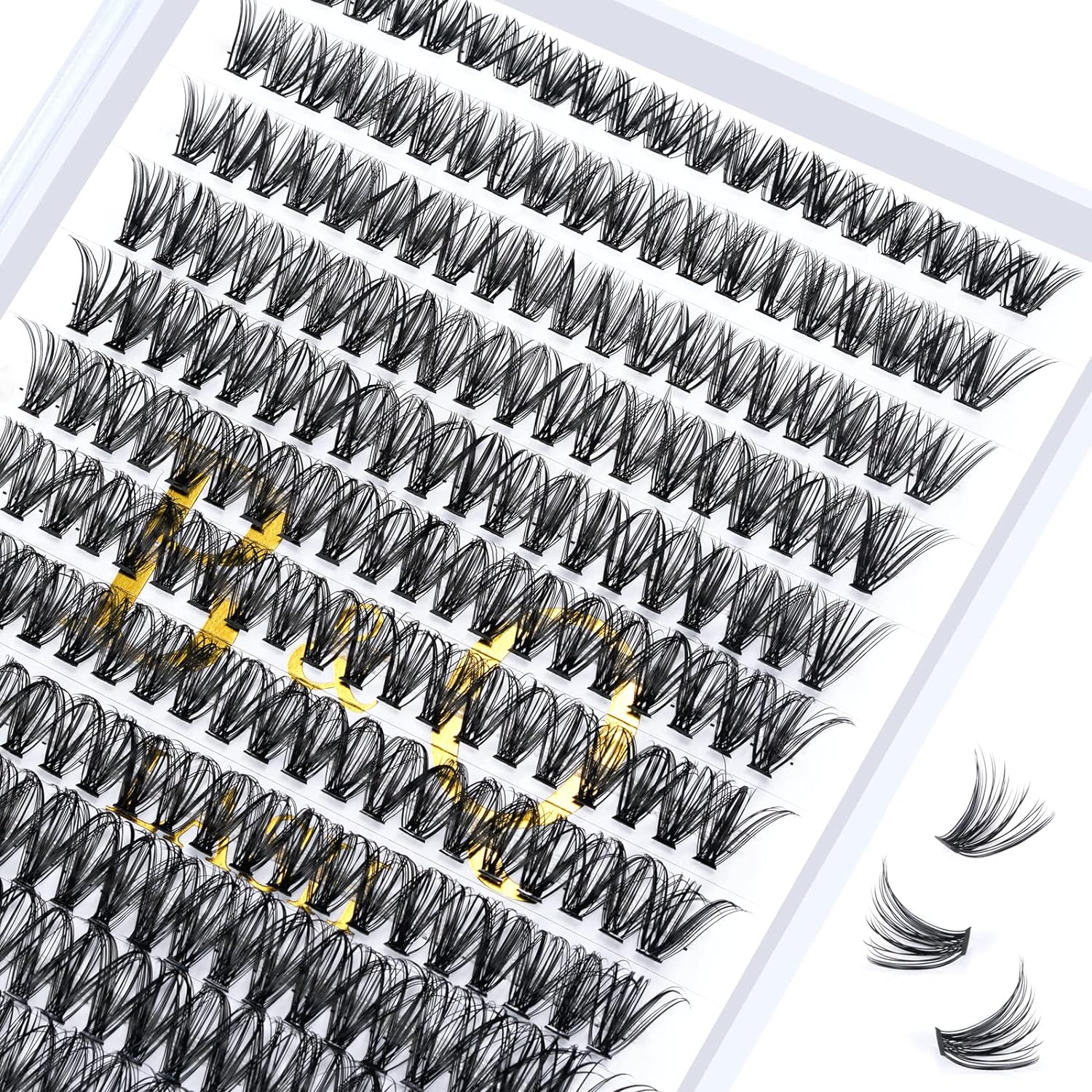 B&Q LASH Clusters Lash Individual Lashes 280 Clusters False Eyelash 20D 30D 40D...