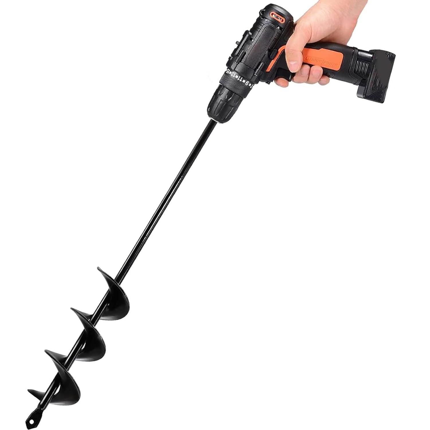 Auger Drill Bit for Planting, Special Garden Auger Spiral Drill Bit Bulb Planter...