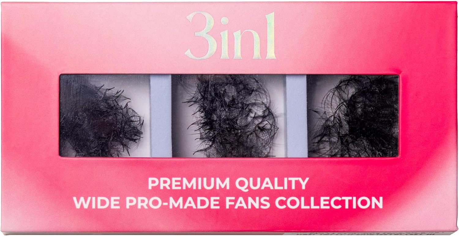 LLBA Promade Mix Fans, Special Handmade Volume Eyelashes, Unique Multi Selection...